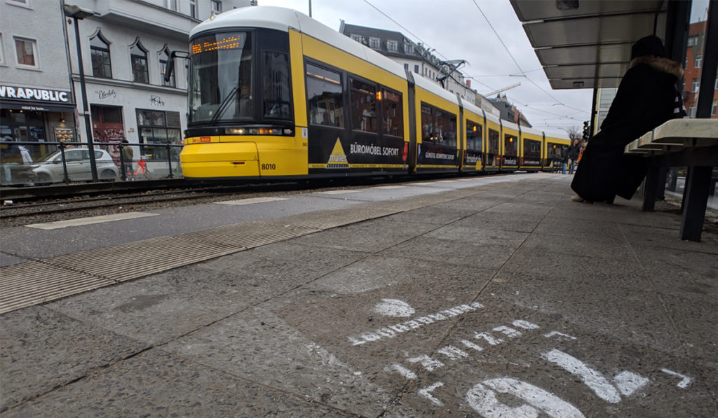 Guerilla Aktion #Hiergehört